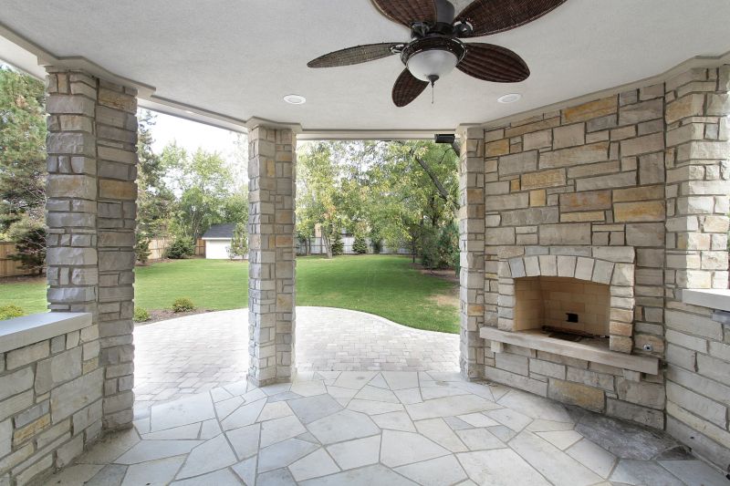 Patio and Fireplace Design