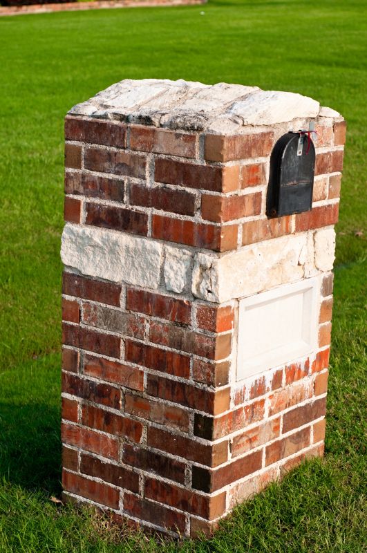 Stone Mailbox Installation